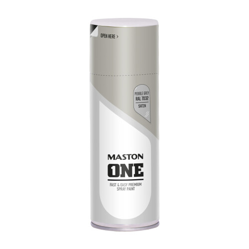 Maston Spray Paint ONE - Satin Pebble Grey RAL7032 400ml