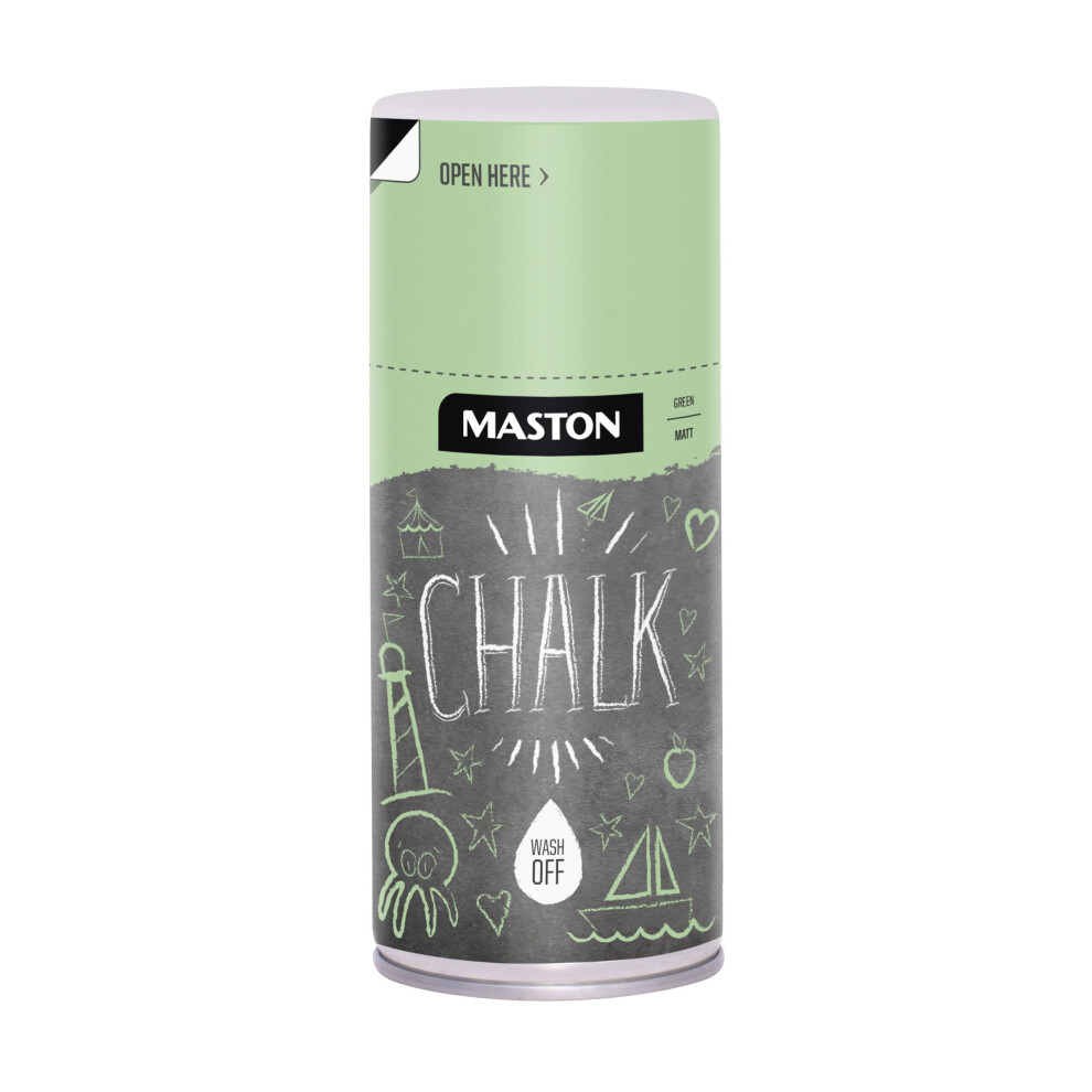 Maston Spray Paint Chalk Green Matt 150ml - Image 3