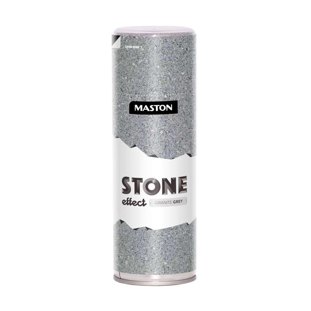 Maston Spray Paint Granite Grey Stone Effect 400Ml