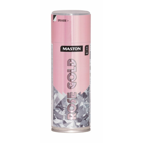 Maston Spray Paint Metallic Gloss Rose Gold 400ml