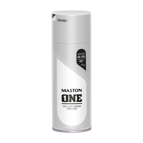 Maston Spray Paint ONE - Matt Light Grey RAL7035 400ml