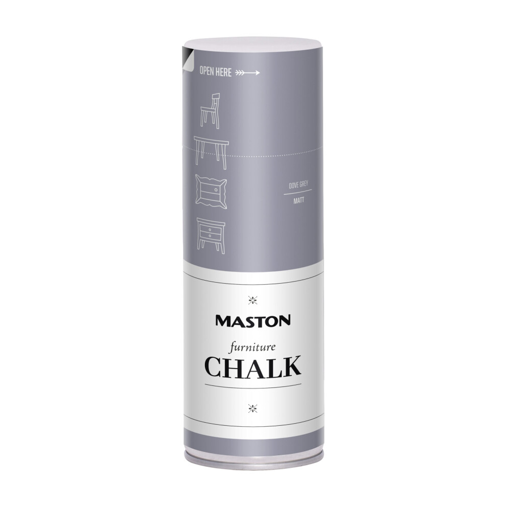 Maston Spray Paint Furniture Chalk Matt Dove Grey 400Ml - Image 3
