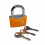 Rolson Rolson 50mm Iron Padlock with 3 keys and protective jacket 66546 3