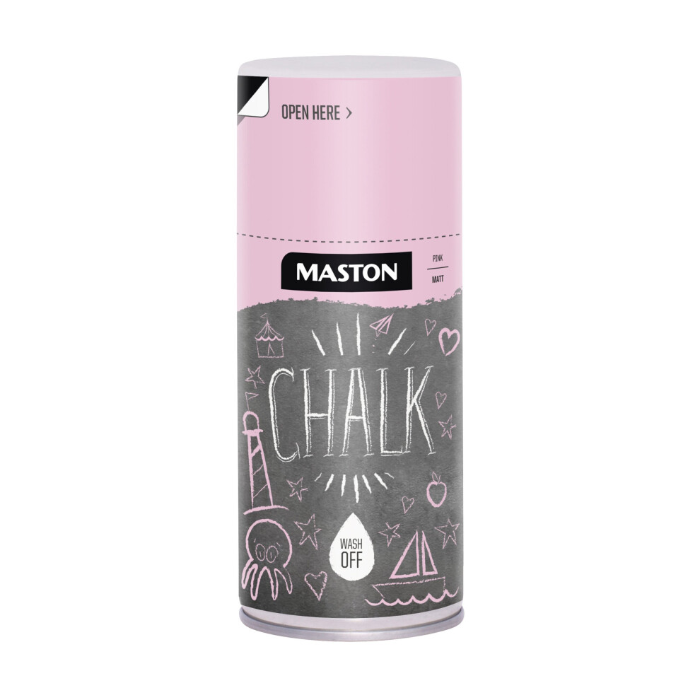 Maston Spray Paint Chalk Pink Matt 150ml - Image 3