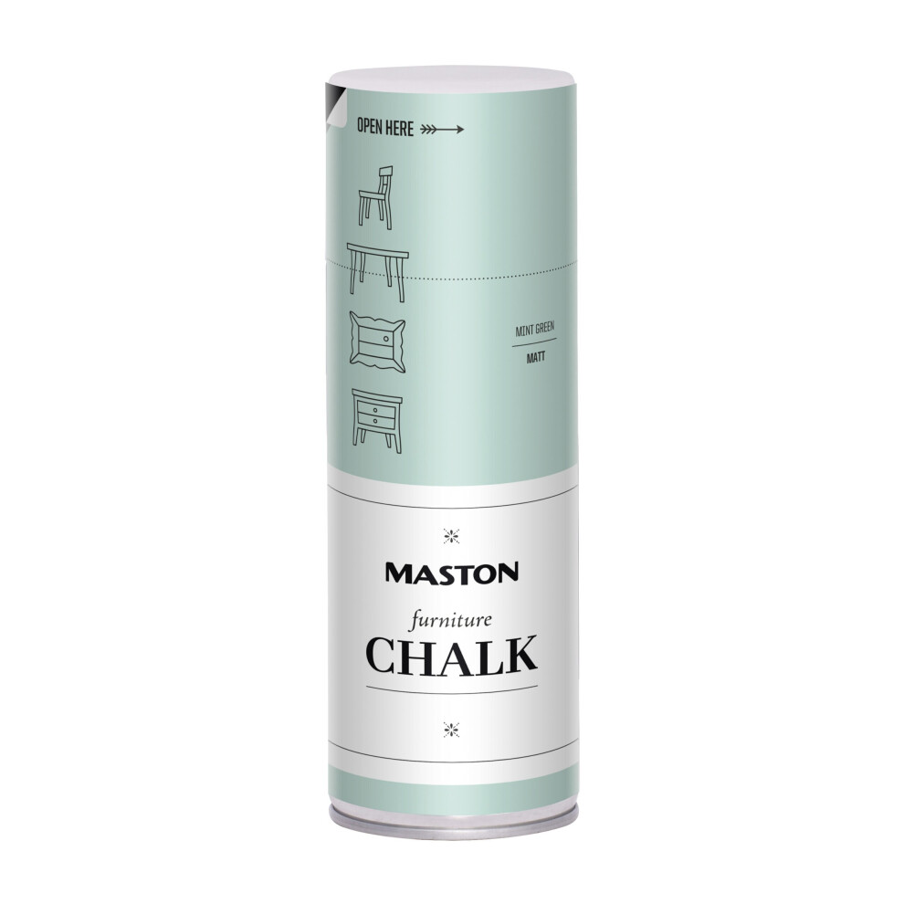Maston Spray Paint Furniture Chalk Matt Mint Green 400ml - Image 3