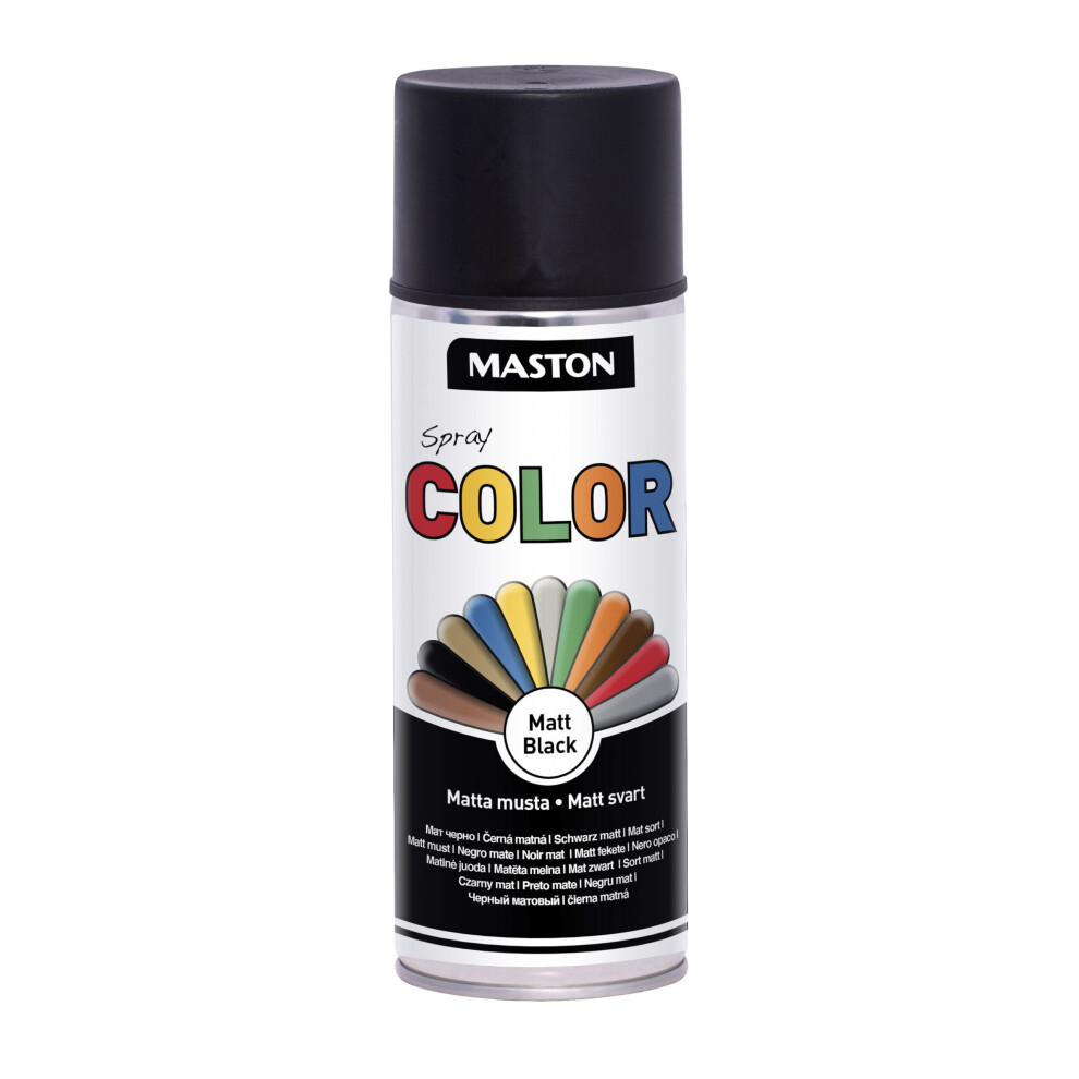 Maston Spray Paint - Black - Aluminium - Image 3