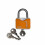 Rolson Rolson 40mm Iron Padlock with 3 keys and protective jacket 66544 1