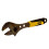 Rolson 250mm (10") Black Nickel Adjustable Wrench 19022: Rubber Grip Handle 5