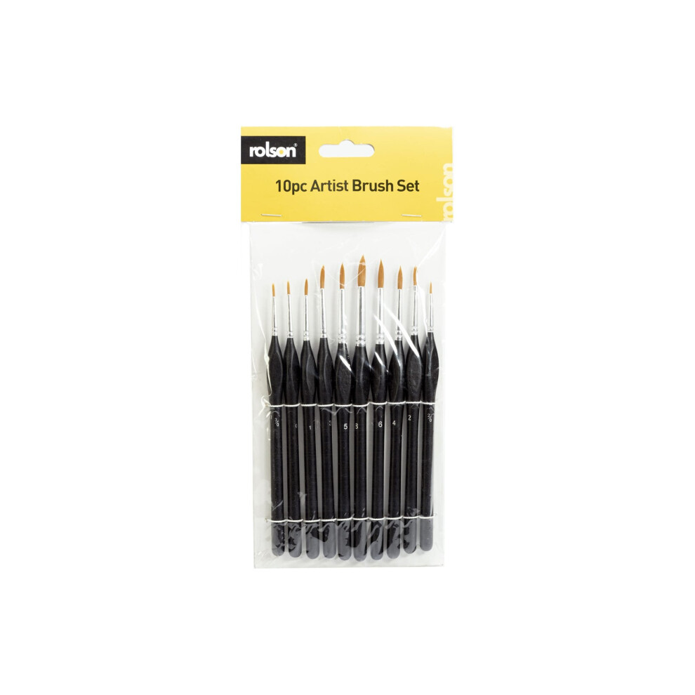 Rolson 10pc Artist Brush Set 60963