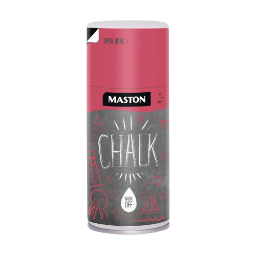 Maston Spray Paint Chalk Red Matt 150ml
