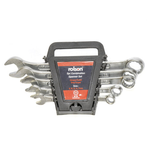 Rolson Rolson 5pc Combi Spanner Set D/F on Rack 46673