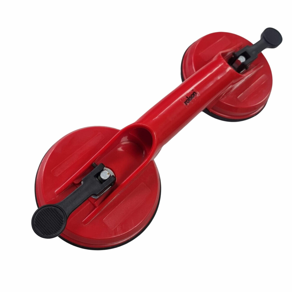 Rolson Twin Suction Cup Lifter - Up to 7Kg capacity 42443