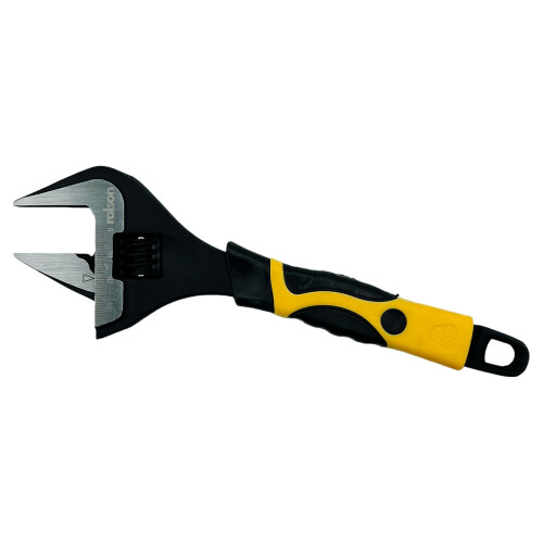 Rolson Extra Wide Jaw Slimline Adjustable 200mm Wrench 19030