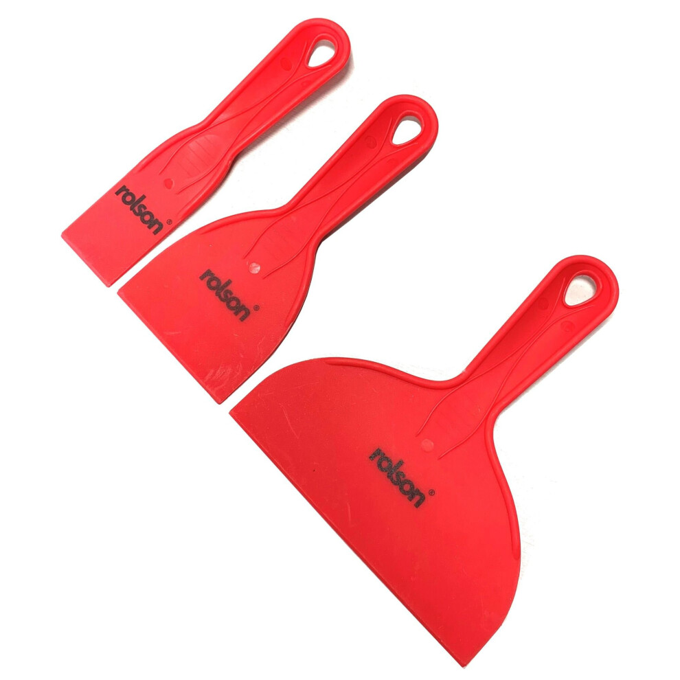 Rolson 3Pc Filler Scraper Set: 38,75 & 150Mm 61180