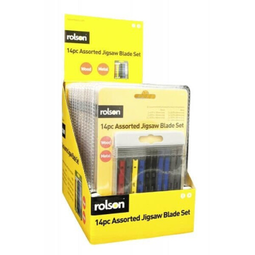 Rolson Rolson 14pc Jigsaw Blade Assort 58934 1
