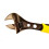Rolson 300mm (12") Black Nickel Adjustable Wrench 19023: Rubber Grip Handle 5