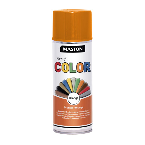 Maston Spray Paint Color Orange Gloss 400ml