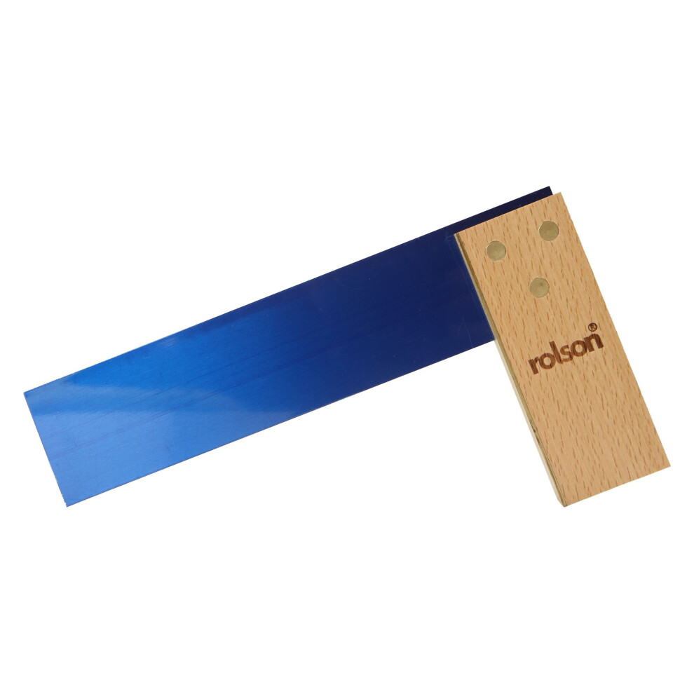 Rolson Carpenters Try Square:230mm (9") with blued blade 56709