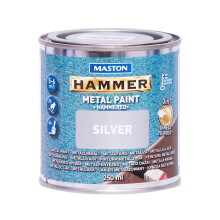 Maston Paint Hammer Hammered Silver 250ml