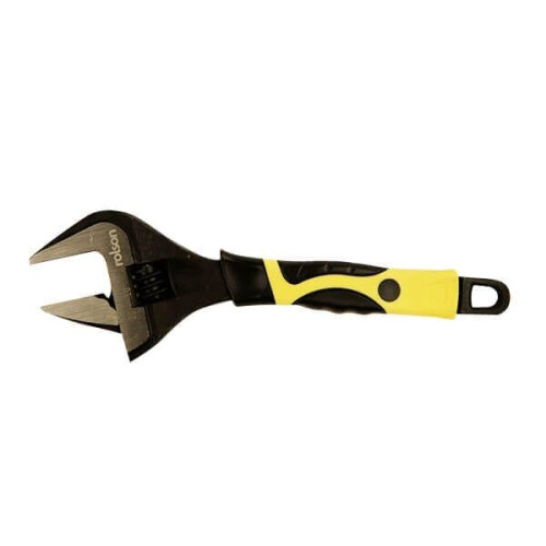 Rolson Extra Wide Jaw Slimline Adjustable 200mm Wrench 19030 2