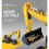 MOULD KING 13112 Mechanical Digger 360 Remote Control 1830pcs 5