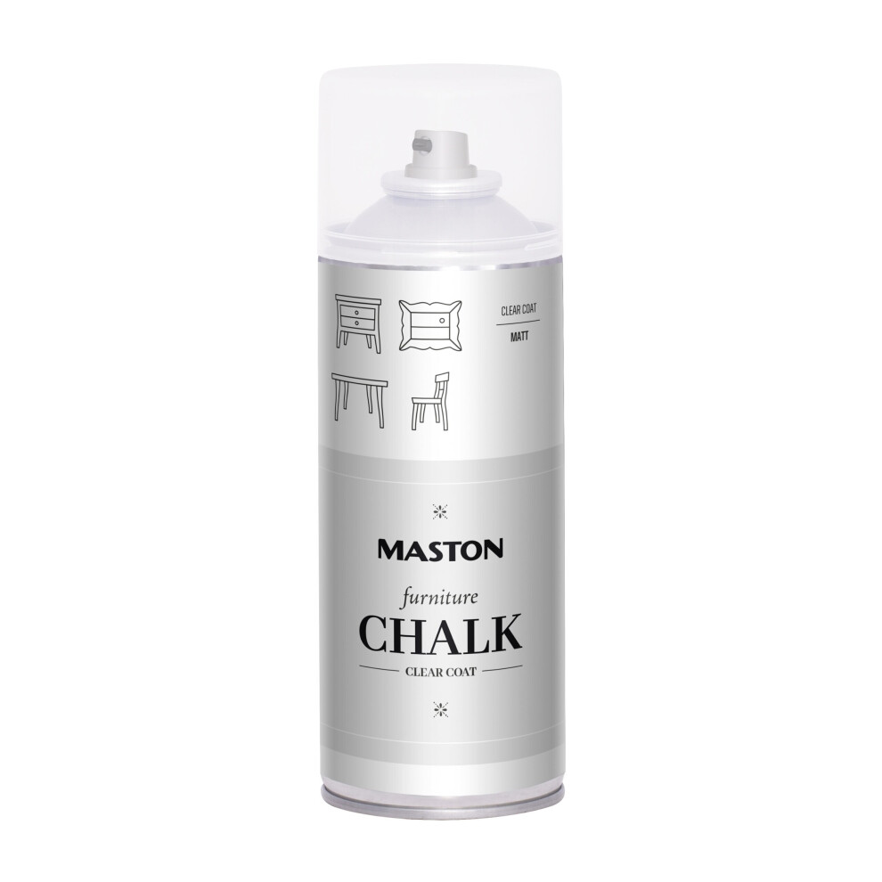 Maston Spray Furniture Chalk Clear Coat Matt 400ml - Image 3