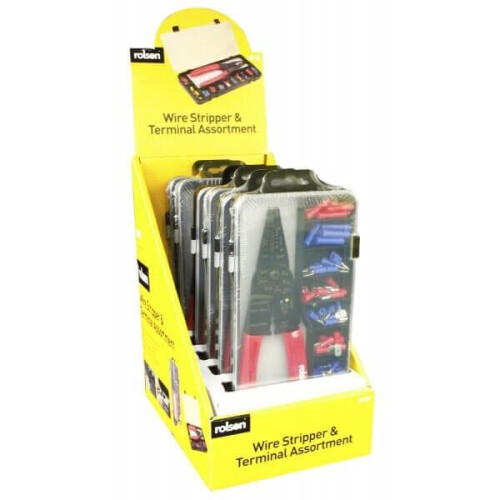 Rolson Rolson Crimper Plier Kit With 84pc Connectors 20810 2