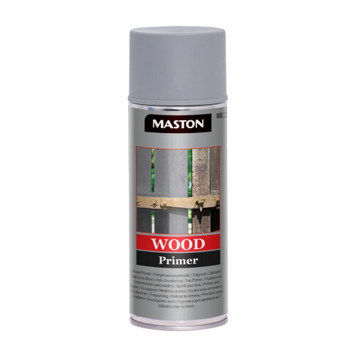 Maston Spray Wood Primer Grey 400ml