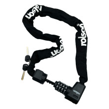 Dual Locking Combination and Keyed Bike Lock 66720 with LED Illumination