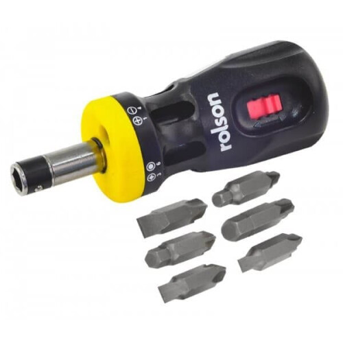 Rolson Rolson 12 In 1 Stubby Ratchet Set 11209