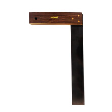 Rolson 300mm Hardwood Try Square: With Brass Edge, Steel Blade And Hardwood Stock 56829