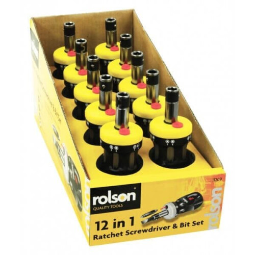 Rolson Rolson 12 In 1 Stubby Ratchet Set 11209 2