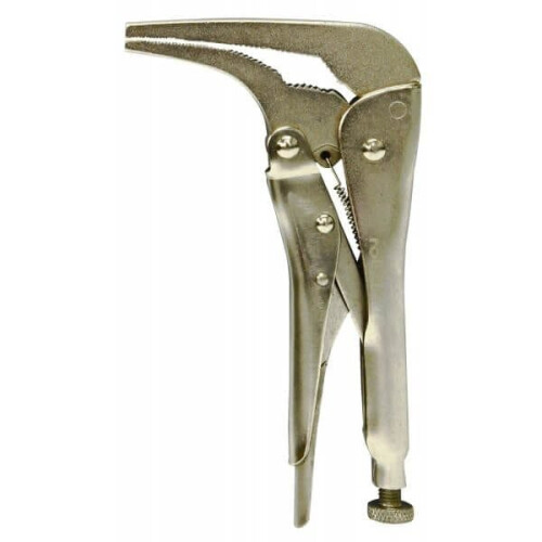 Rolson Rolson 180mm Bent Nose Locking Pliers 18732