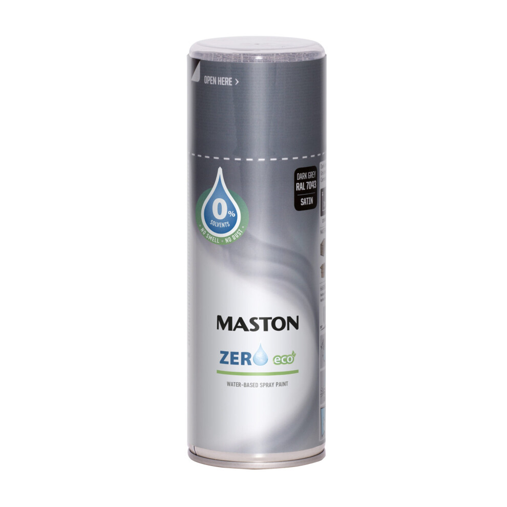 Maston Spray Paint Zero Dark Grey Ral7043 400Ml 6412490034993