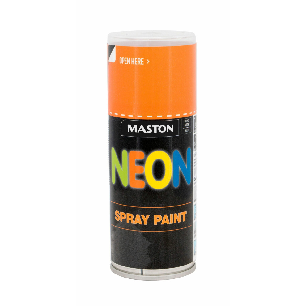Maston Orange Spray Paint Neon Matt 400Ml