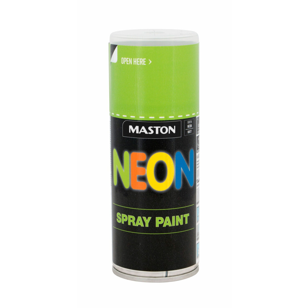 Maston Green Spray Paint Neon Matt 400Ml