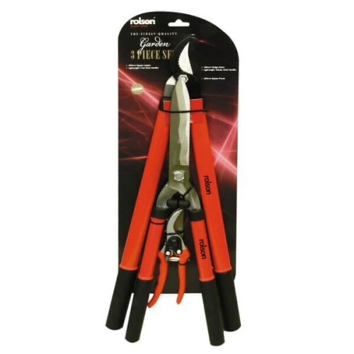 Rolson Rolson 3pc Bypass Lopper/Shear/Pruner 82410 2