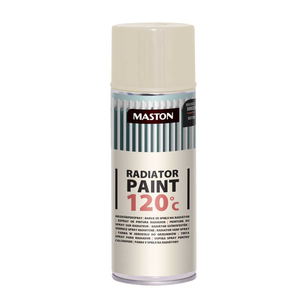 Maston Spray Paint Radiator Magnolia Gloss 400ml