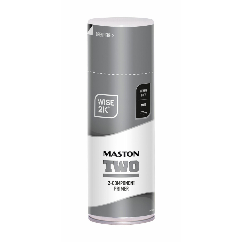 Maston Spray Paint 2K Two Primer Grey Matt 400ml