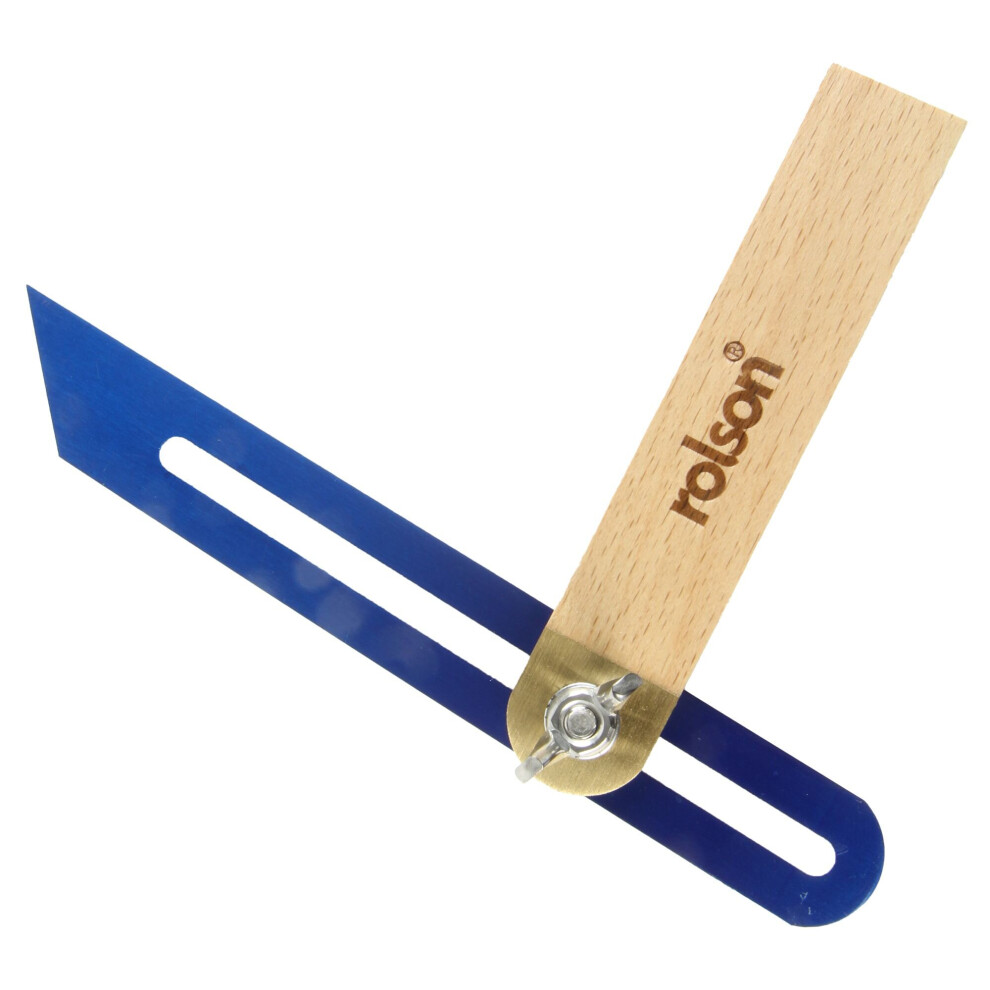 Rolson Sliding Bevel 56701 : 190Mm (7 1/2") Blade With Hardwood Stock 56701