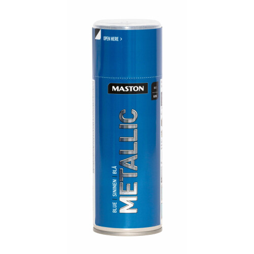 Maston Spray Paint Metallic Gloss Blue 400ml