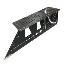 Rolson Aluminium Mitre Angle with multiple functions - ideal for woodworkers 50860