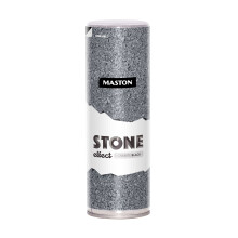 Maston Spray Paint Granite Black Stone effect 400ml