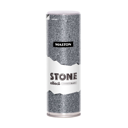 Maston Granite Black Stone-Effect Spray Paint 400ml 831006-EU
