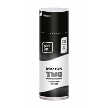 Maston Spray Paint 2K Two High Gloss Jet Black RAL9005 400ml