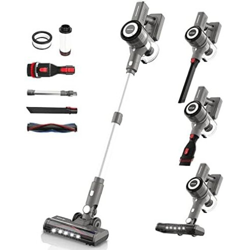 Cordless Vacuum Cleaner, Powerful Vacuum Cleaner 7 * 2600mAh, 33kPa