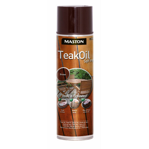 Maston Spray Teak Oil Brown 500ml