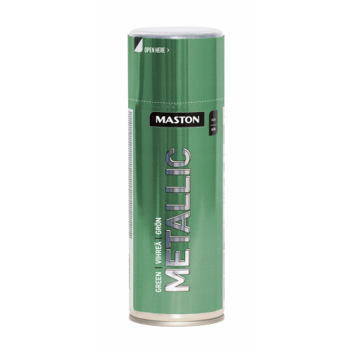 Maston Spray Paint Metallic Gloss Green 400ml