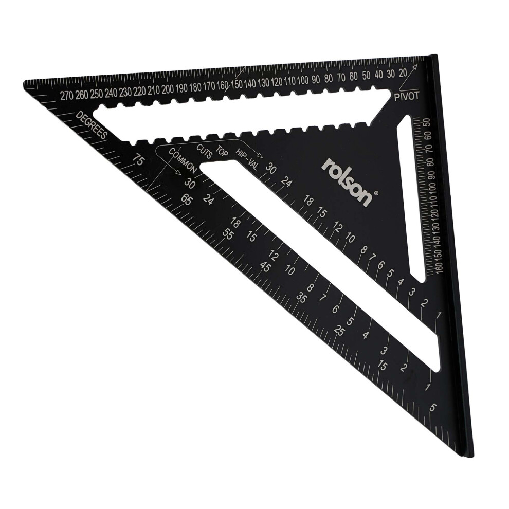 Rolson 300mm Aluminium Rafter Square lightweight and strong 50857