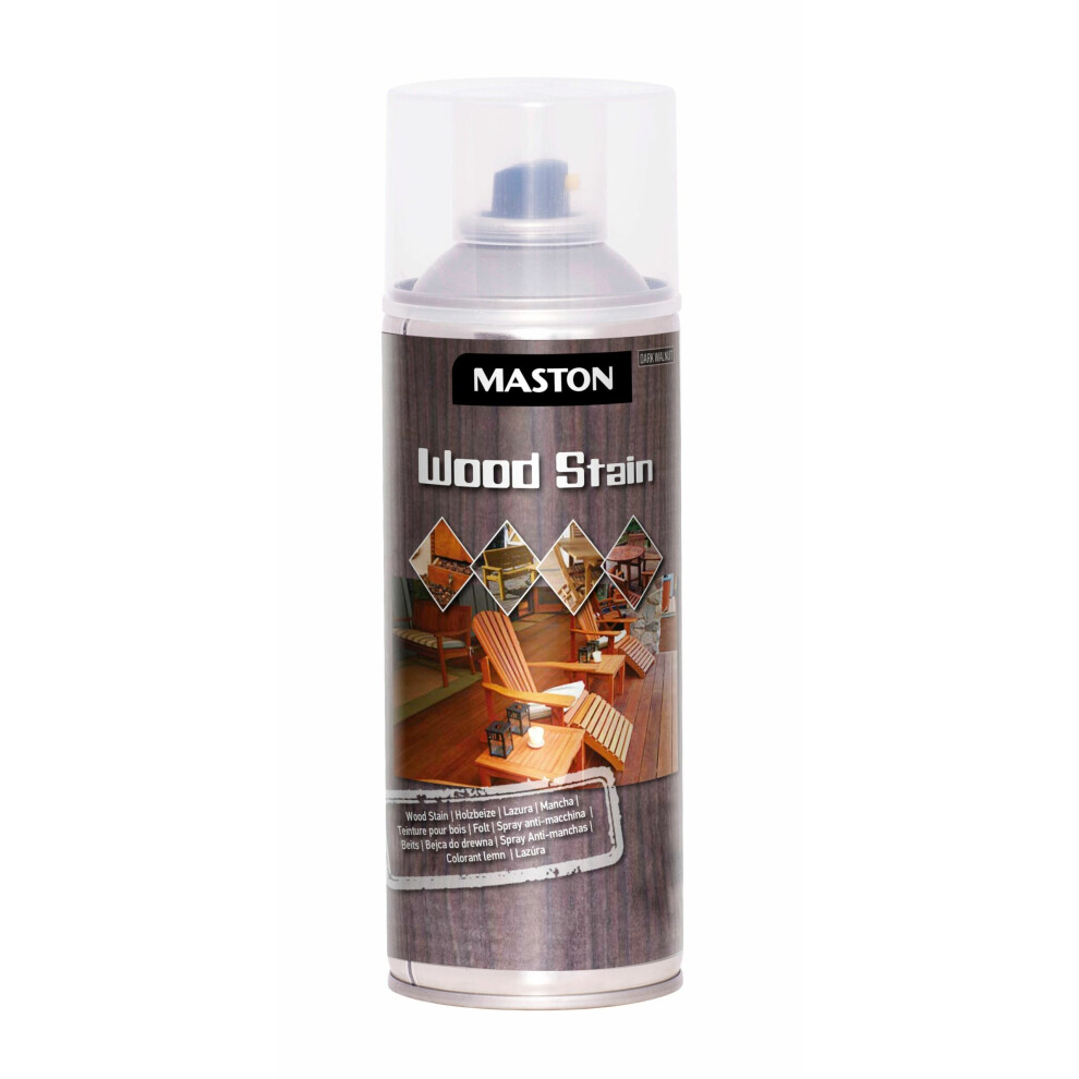 Maston Spray Wood Stain Dark Walnut 400ml